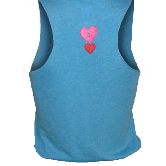 Racerback Relaxed Fit HTV Embellishment NWOT Large - Picture 2 of 8